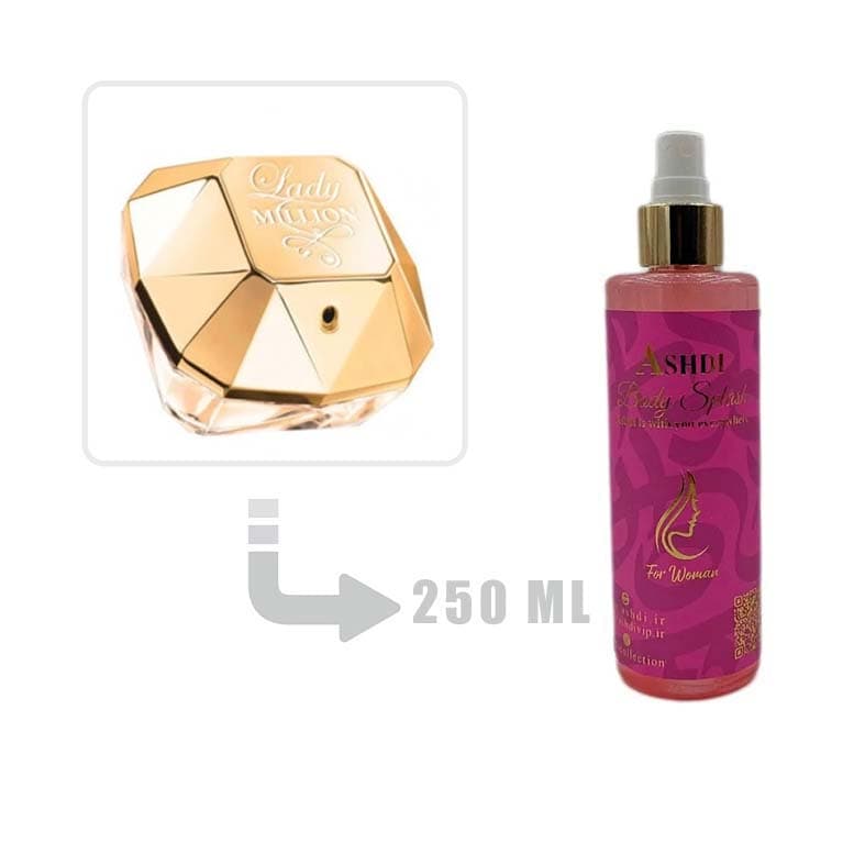 بادی اسپلش پاکو رابان لیدی میلیون زنانه 250 میل | Paco Rabanne Lady Million for Woman 250ml