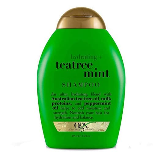 ا جی ایکس شامپو نعنا آبرسان hydrating + teatree mint حجم 385 میل