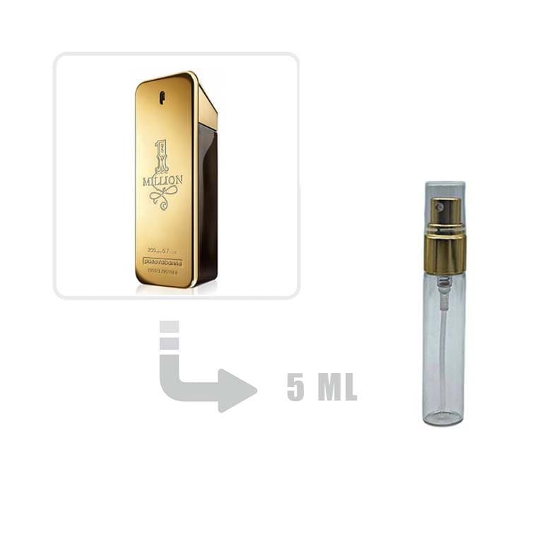 دکانت عطر ادکلن پاکو رابان وان میلیون مردانه 5 میل اصلی | Paco Rabanne 1Million for Men 5ml