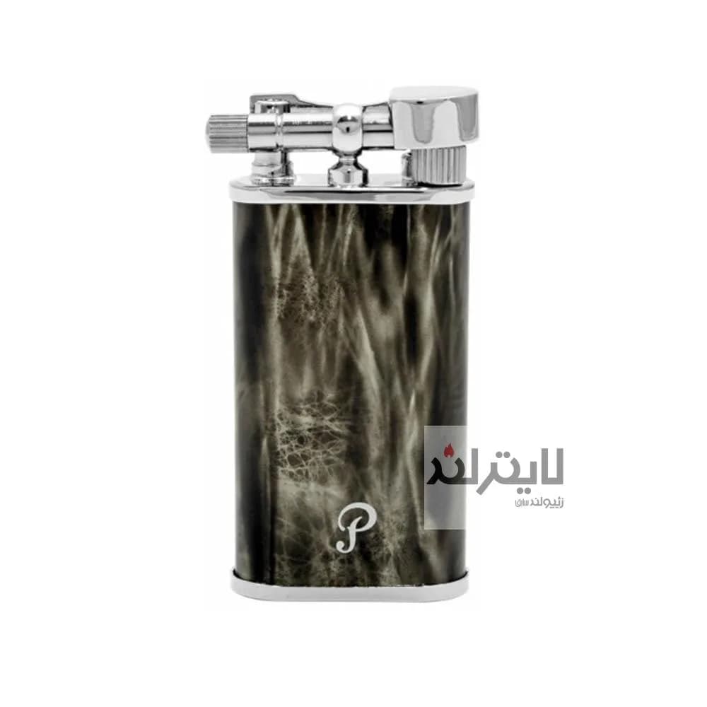 فندک گازی پترسون طوسی طرح سنگ – Grey