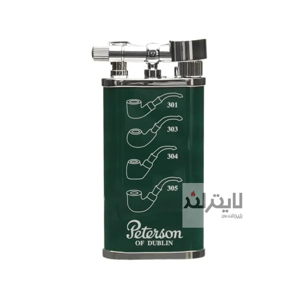فندک گازی پترسون سبز رنگ – Green Clover