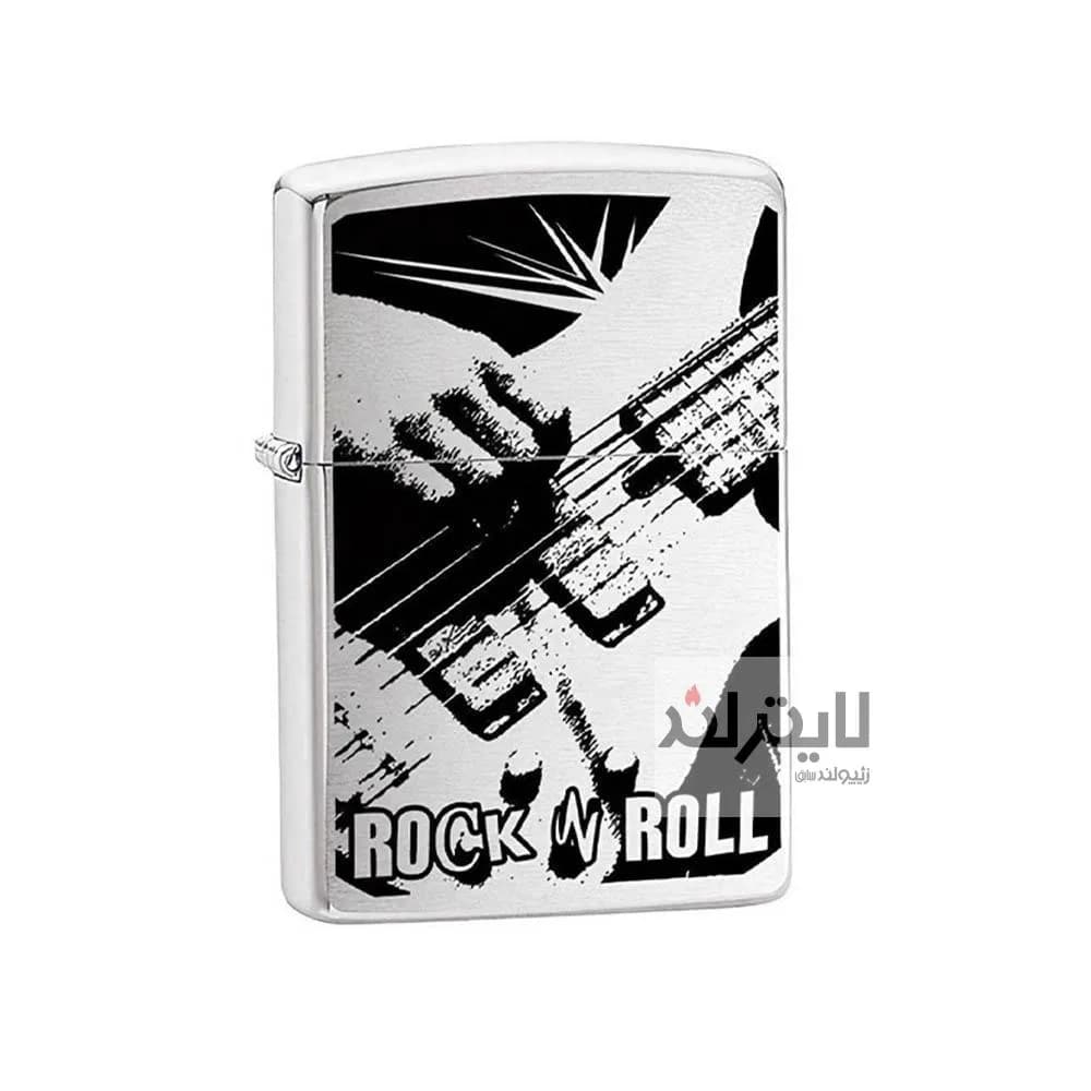 فندک زیپو مدل Rock And Roll Planeta کد 200 — تصویر ۲