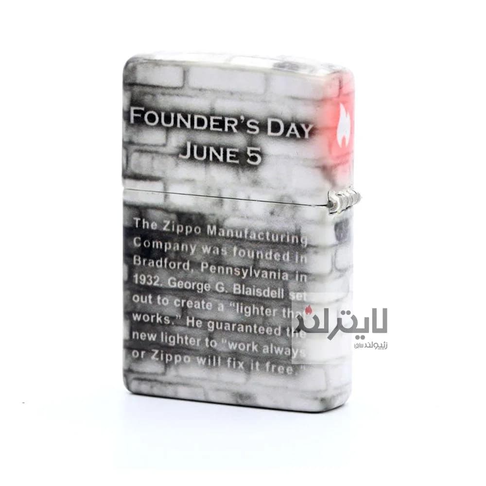 فندک زیپو مدل Founder’s Day کد 48163 — تصویر ۲