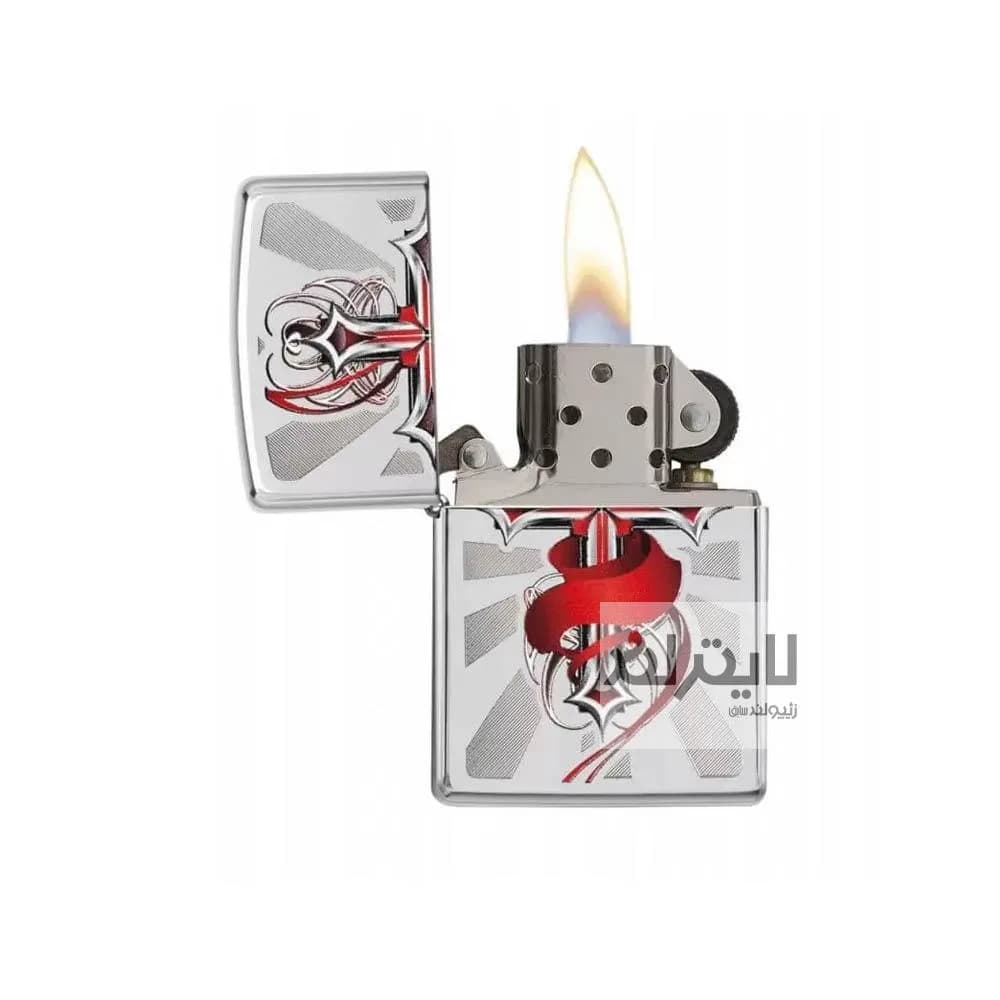فندک زیپو مدل Cross کد 28526 — تصویر ۳