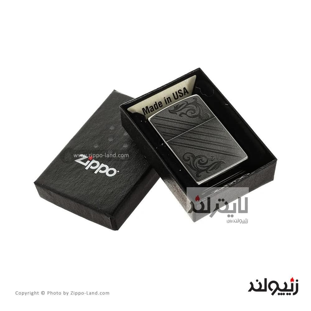 فندک زیپو مدل Planeta Floretine کد 205SOl — تصویر ۳