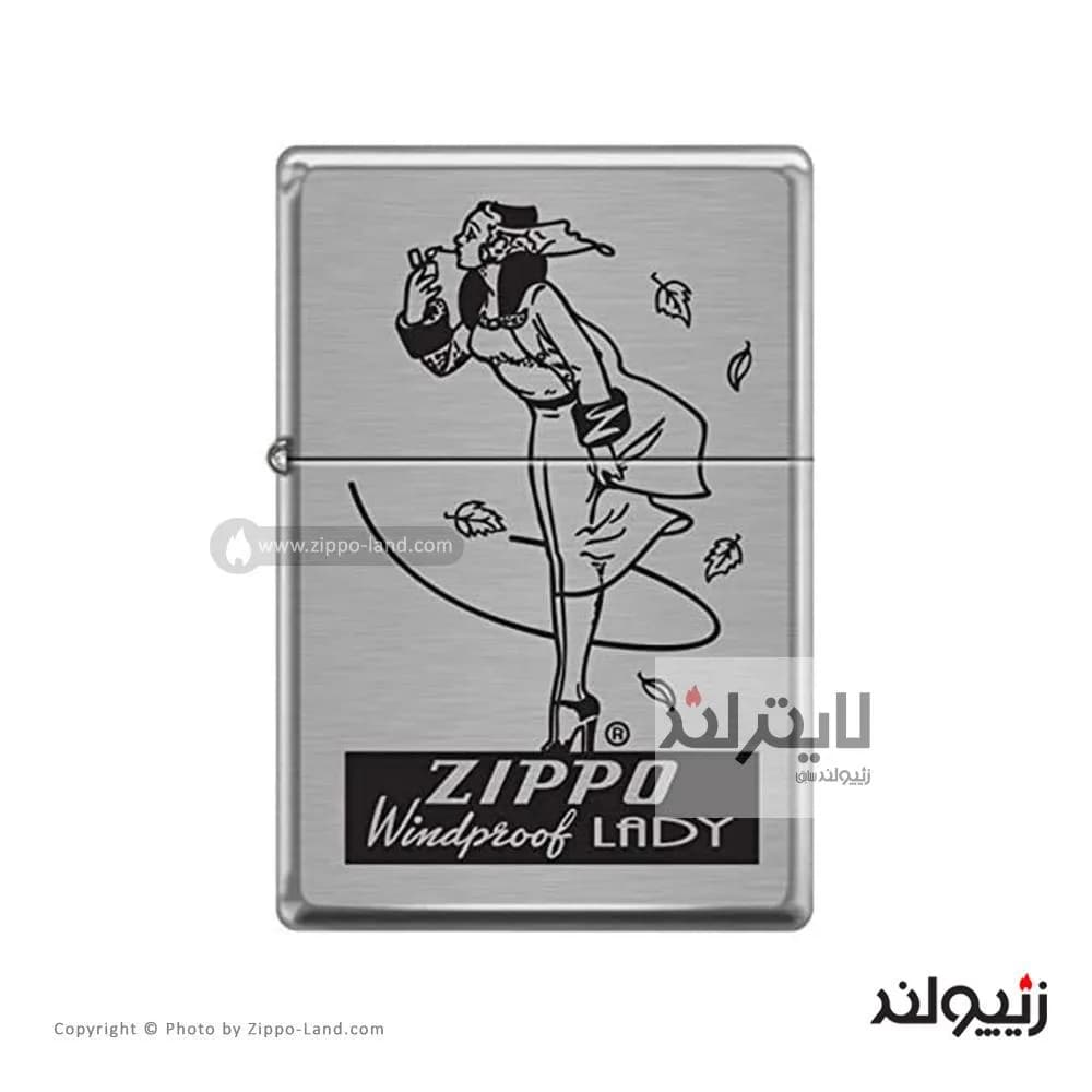 فندک زیپو مدل Planeta Windy Lady Zippo کد 260 — تصویر ۲