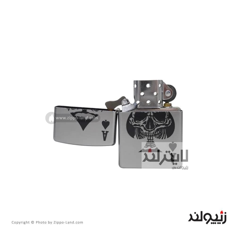 فندک زیپو مدل Skull Ace Of Spades Design کد 49426 — تصویر ۳
