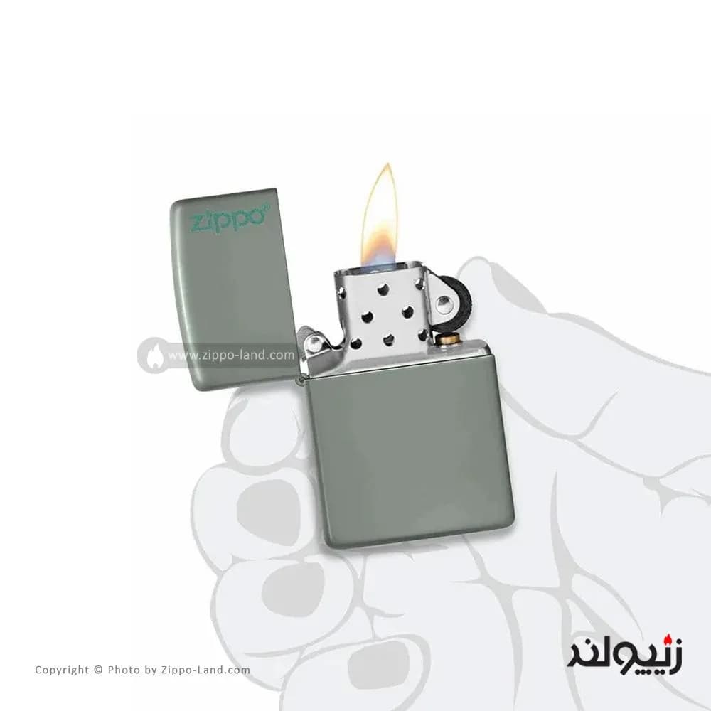 فندک زیپو مدل Classic Sage کد 49843zl — تصویر ۴