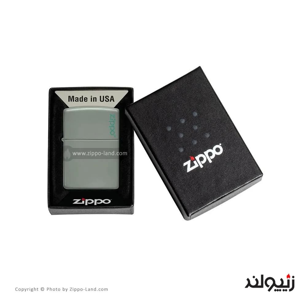 فندک زیپو مدل Classic Sage کد 49843zl — تصویر ۵