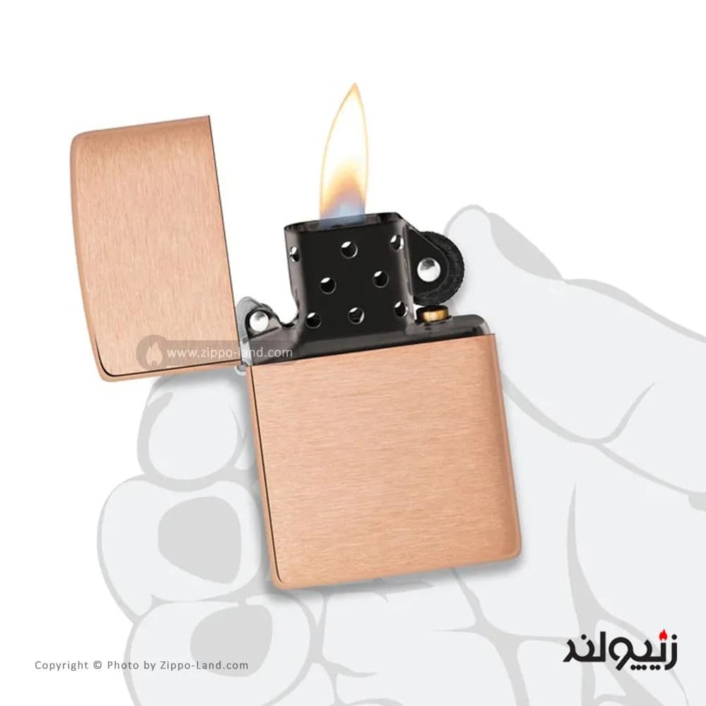 فندک زیپو مدل Classic Solid Copper کد 48107 — تصویر ۵