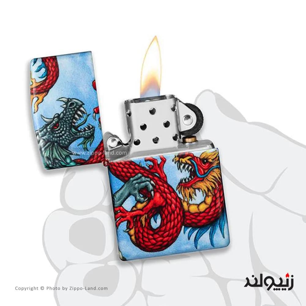 فندک زیپو مدل Dragon Design کد 49354 — تصویر ۶
