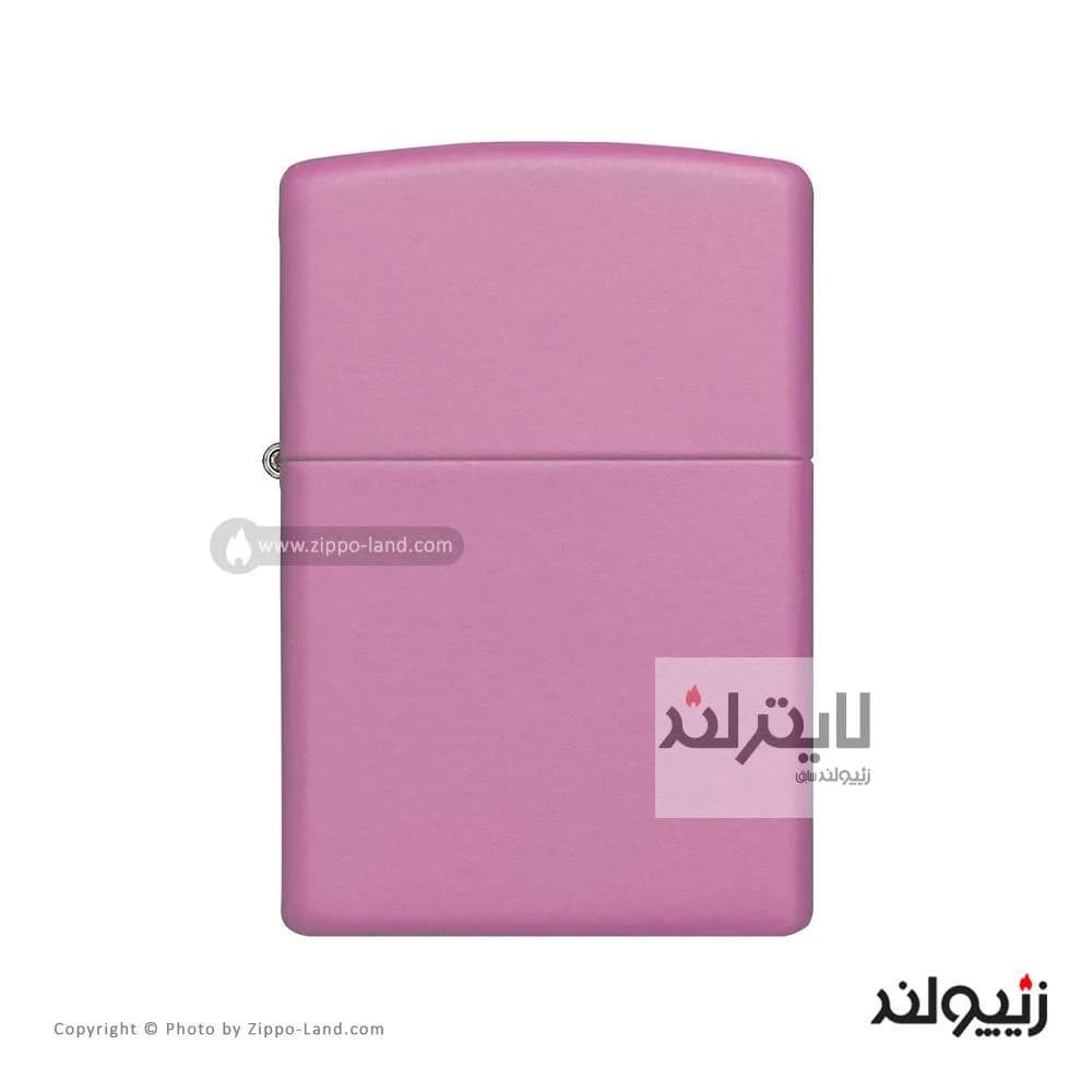 فندک زیپو مدل Classic Matte Pink کد 238