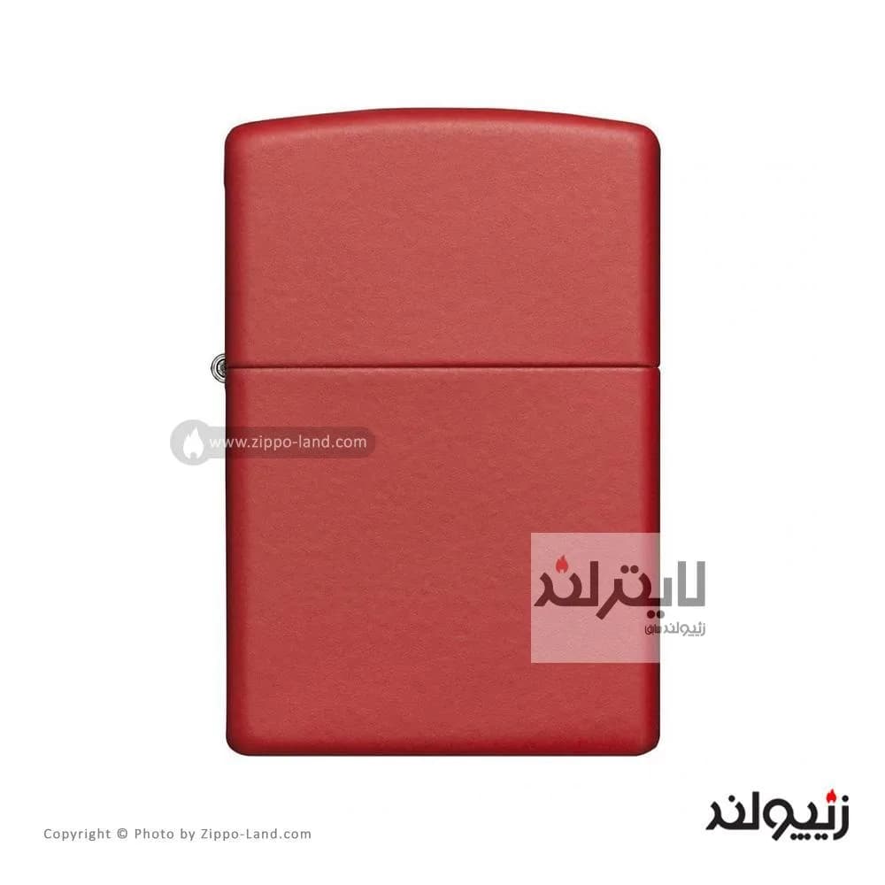 فندک زیپو مدل Classic Red Matte کد 233