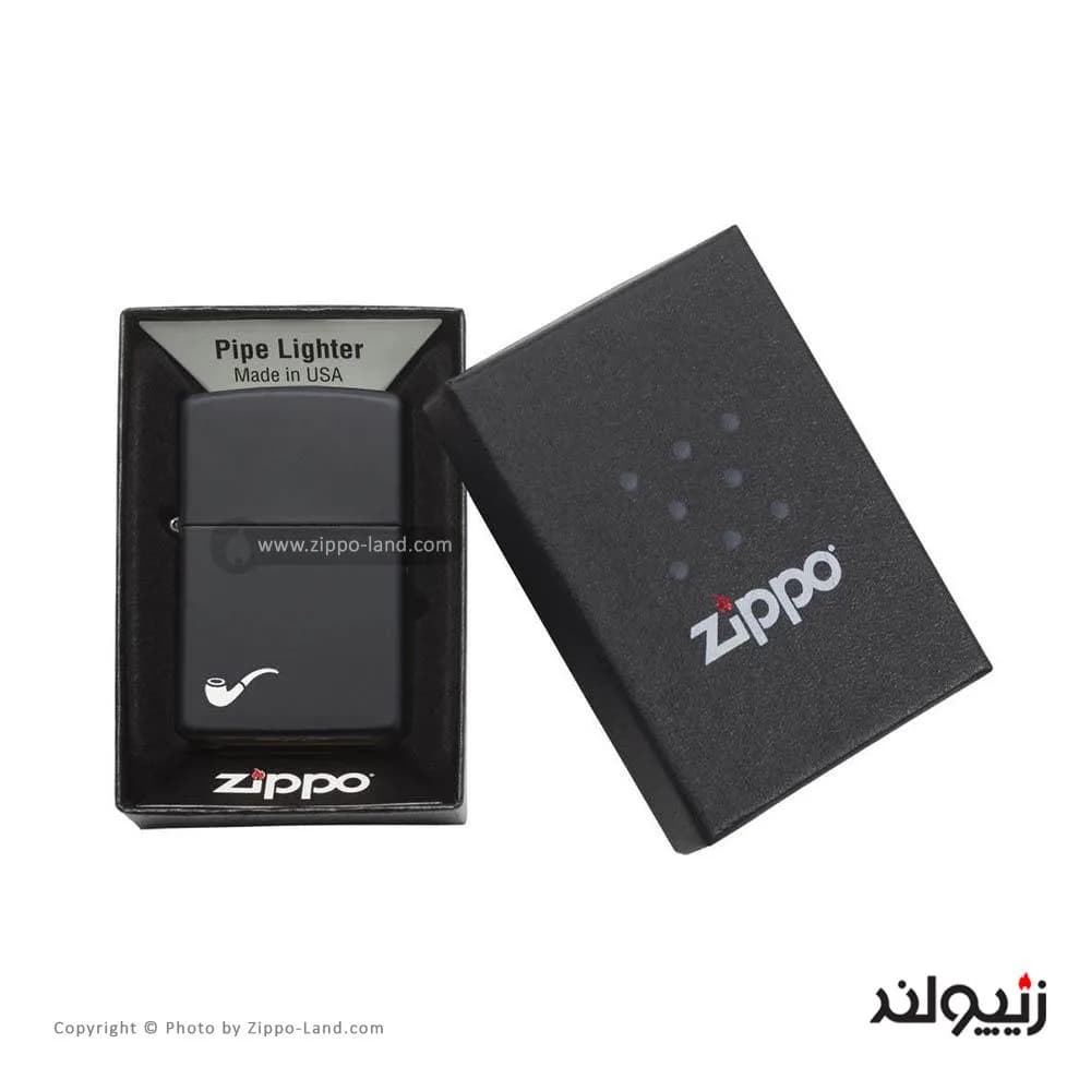 فندک زیپو مدل Pipe Black Matte کد 218pl — تصویر ۶