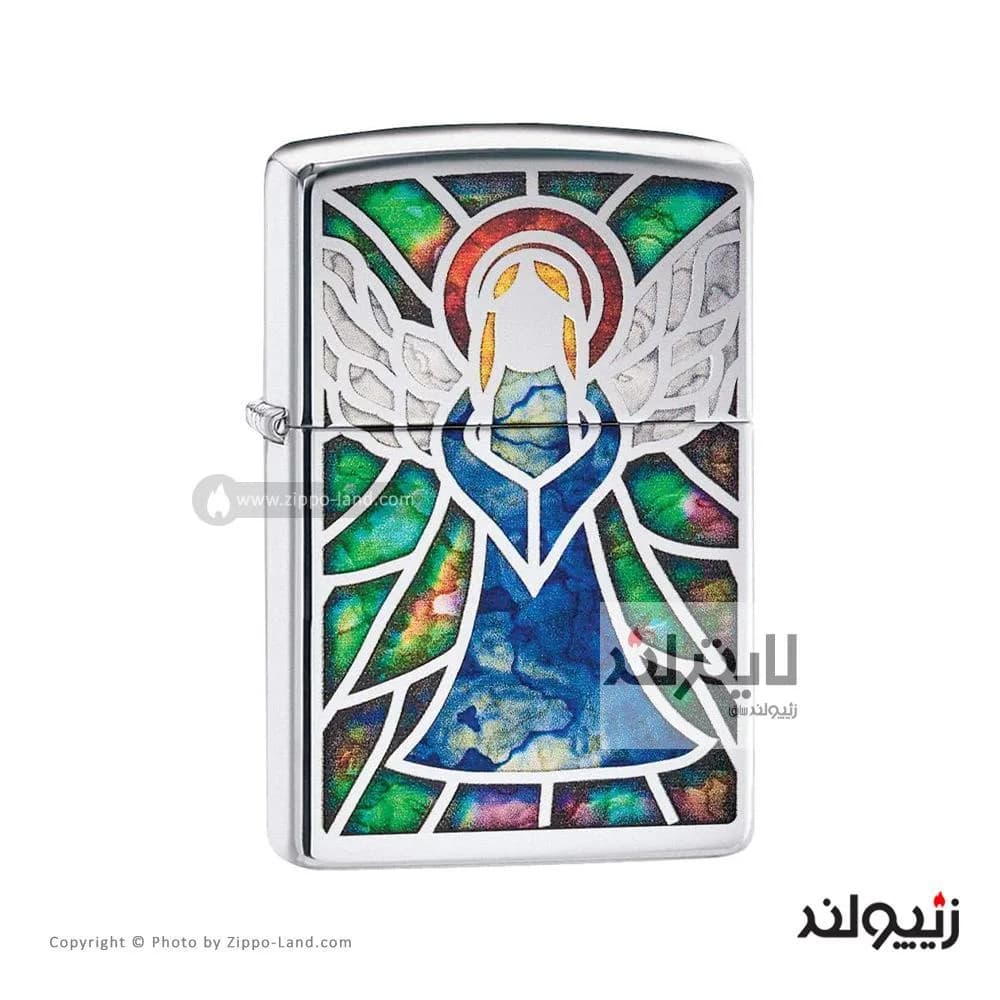 فندک زیپو مدل Z-Fusion Angel High Polish Chrome Lighter کد 28967 — تصویر ۳