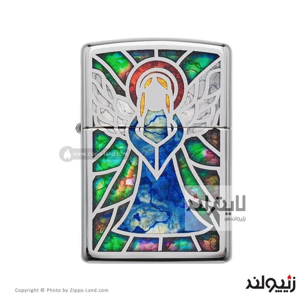 فندک زیپو مدل Z-Fusion Angel High Polish Chrome Lighter کد 28967 — تصویر ۲