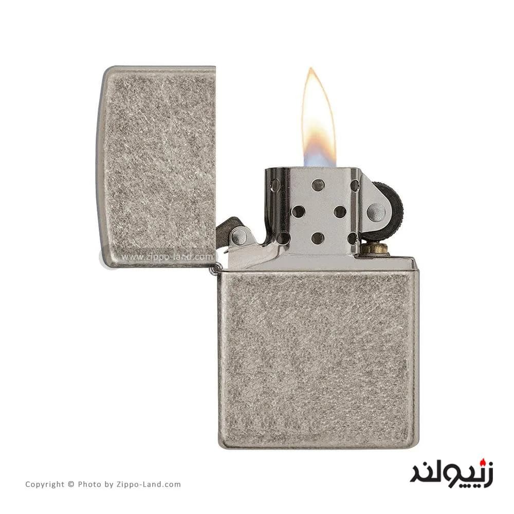 فندک زیپو مدل Armor Antique Silver Plate کد 28973 — تصویر ۶