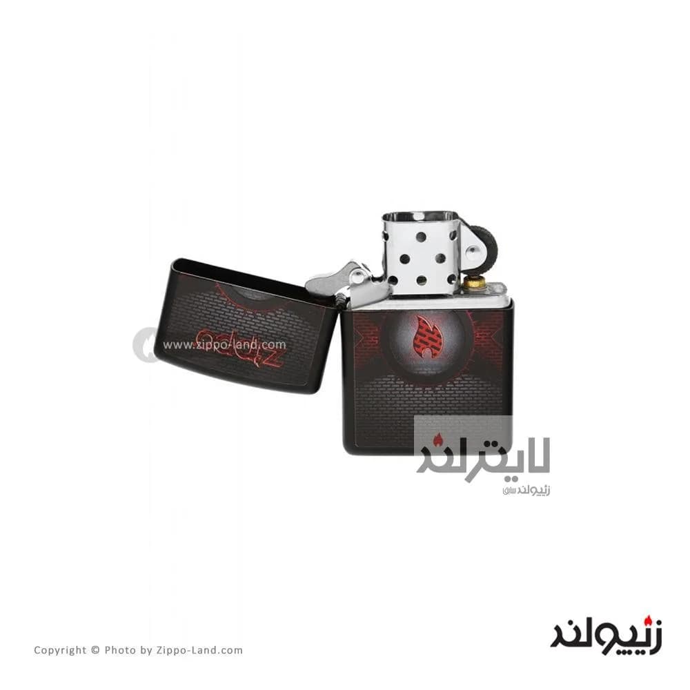 فندک زیپو مدل Red Metallic Flame کد 218 — تصویر ۳