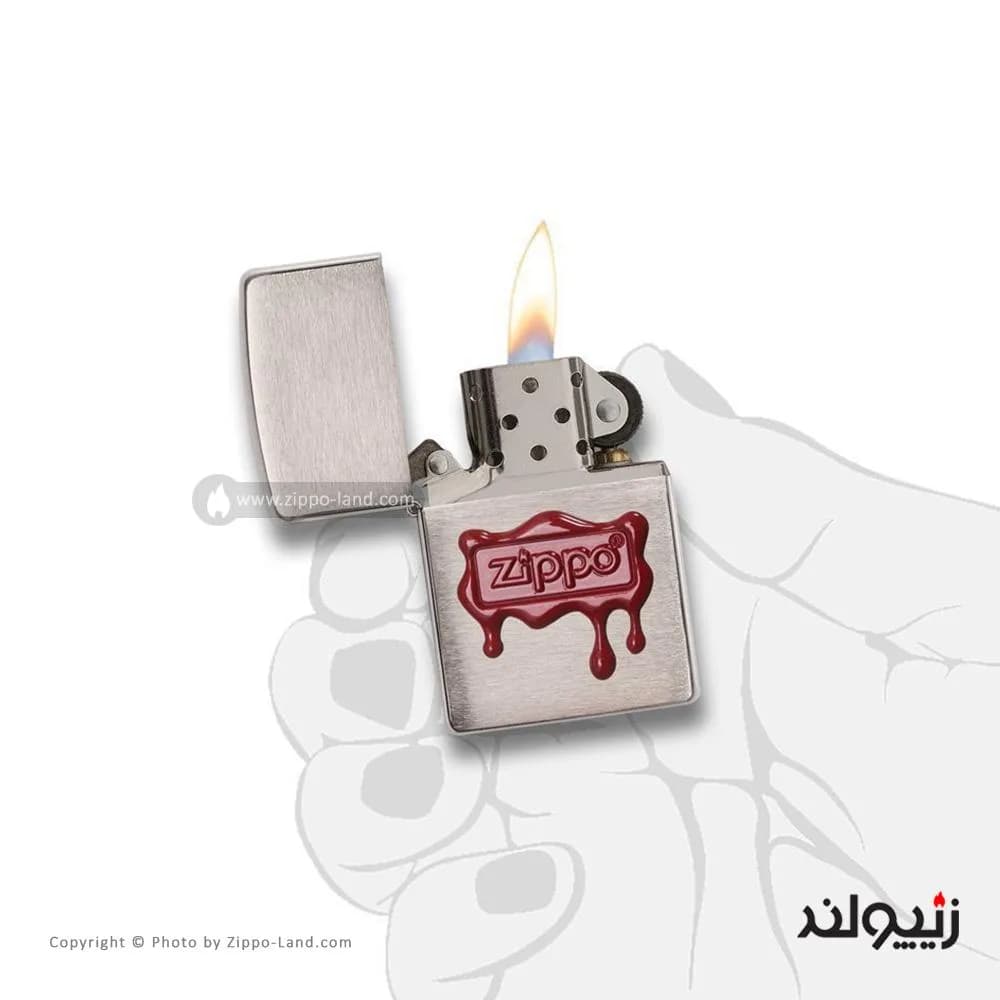 فندک زیپو مدل Red Wax Seal کد 29492 — تصویر ۴