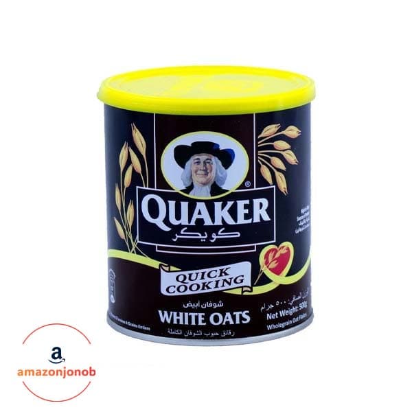 جو دو سر سفید کواکر Quaker حجم 500 گرم