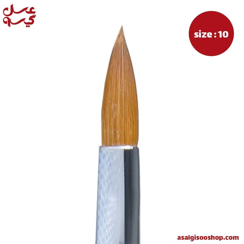 قلم کاشت اشکی گراف شماره 10 |GRAPH Size 10 Acrylic Nail Brush (Oval Tip)| کد 2478 — تصویر ۳