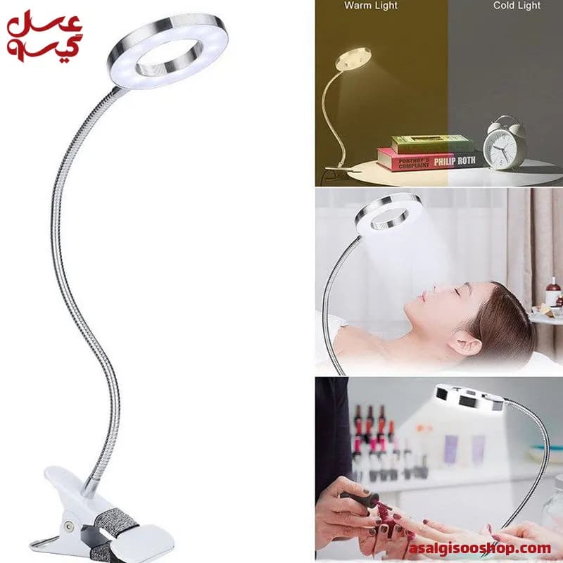 رینگ لایت گیره ای حرفهای |Clip-On Ring Light for Content Creation| کد 2446