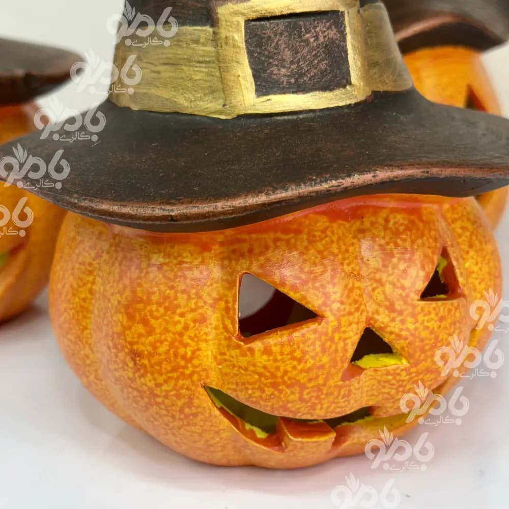 جاشمعی سرامیکی کدو کلاه دار بزرگ — تصویر ۵