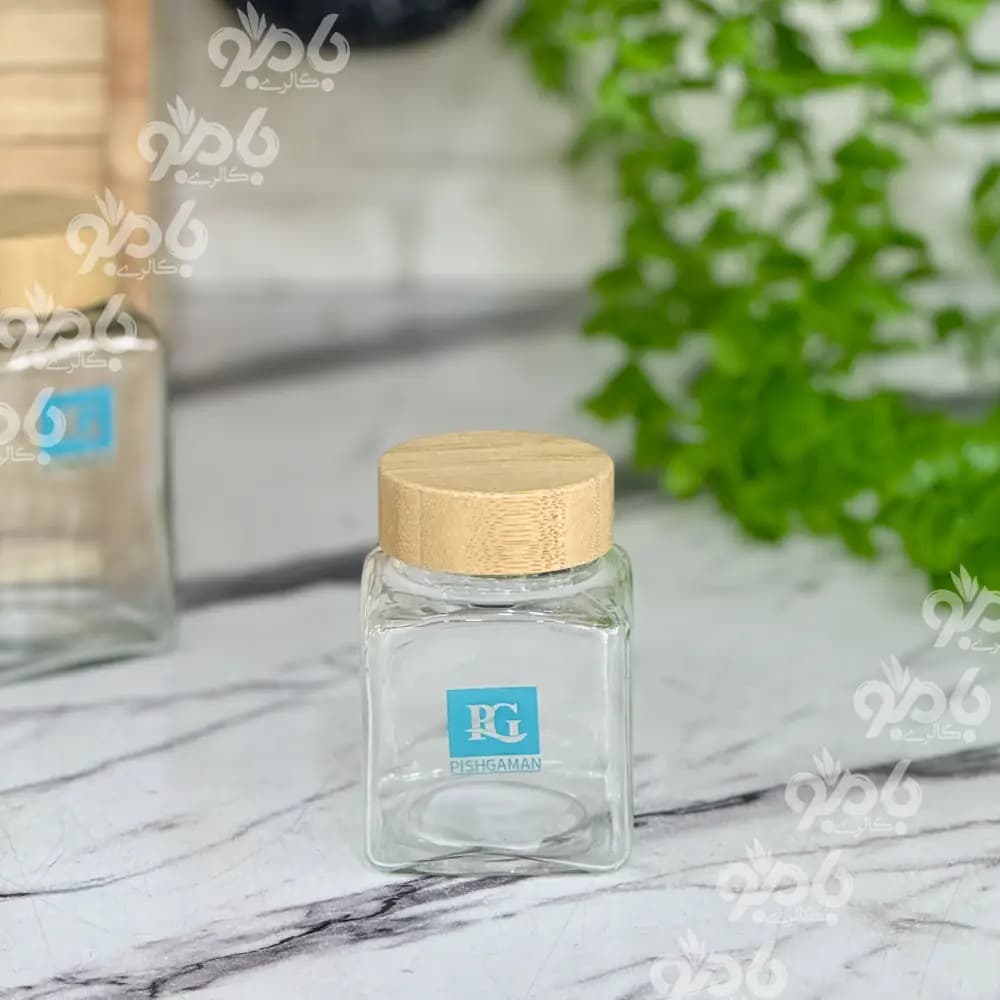 بانکه شیشه ای درب بامبو مربع زاگرس — تصویر ۶