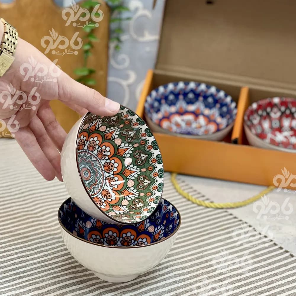 پیاله سرامیک کادویی مراکش جفتی — تصویر ۳