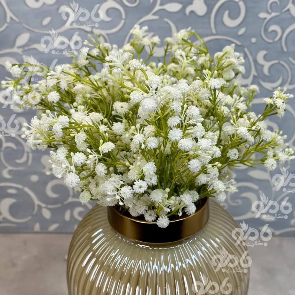 گل بوته ای عروس 9 بازو کد 2077 — تصویر ۲