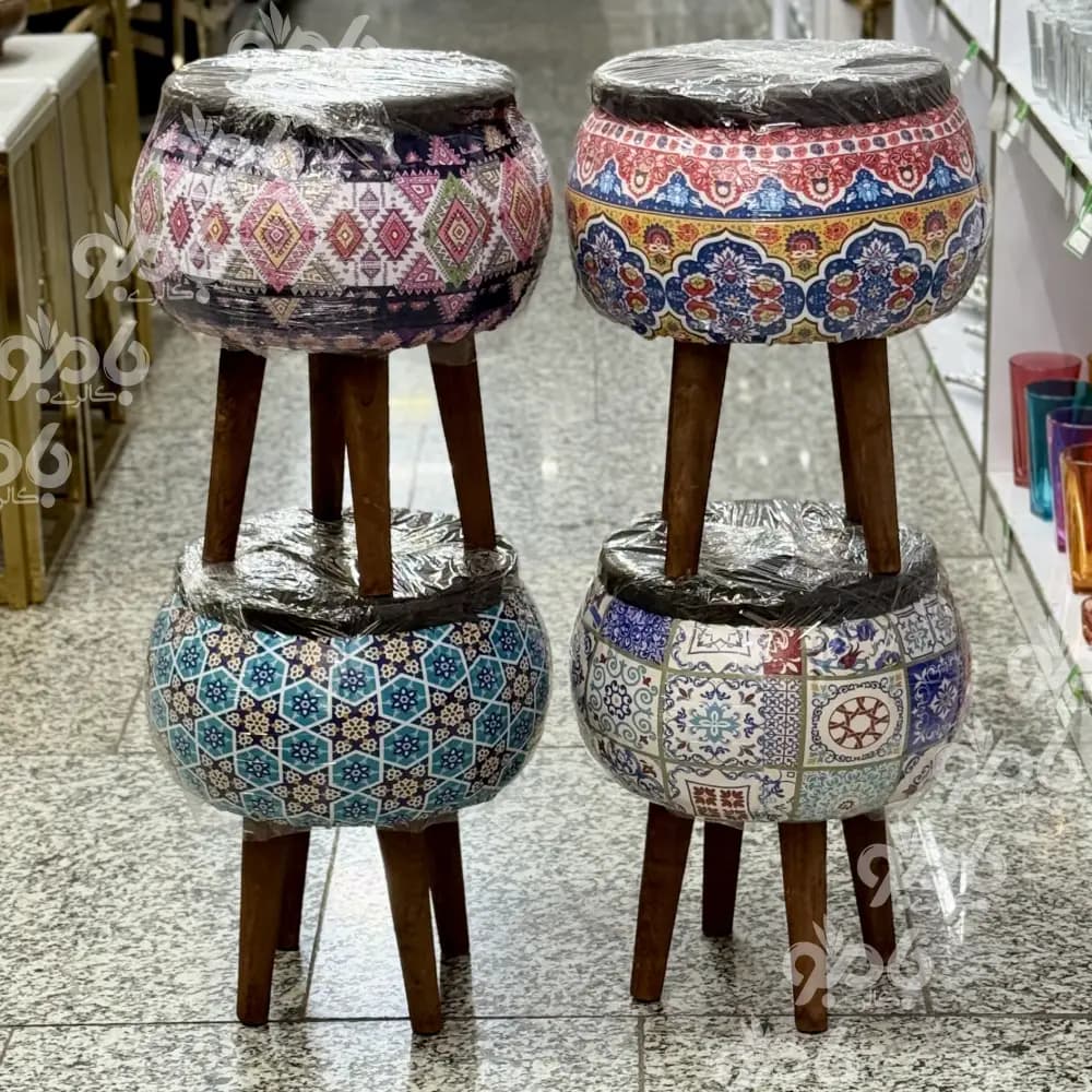 صندلی تک پاف مراکشی