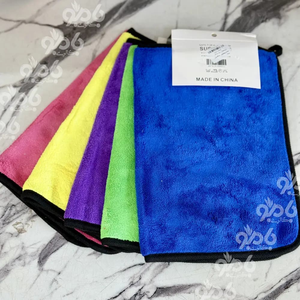 دستمال 40*30 نوار دوز لیبل دار ماشین و ساده — تصویر ۲