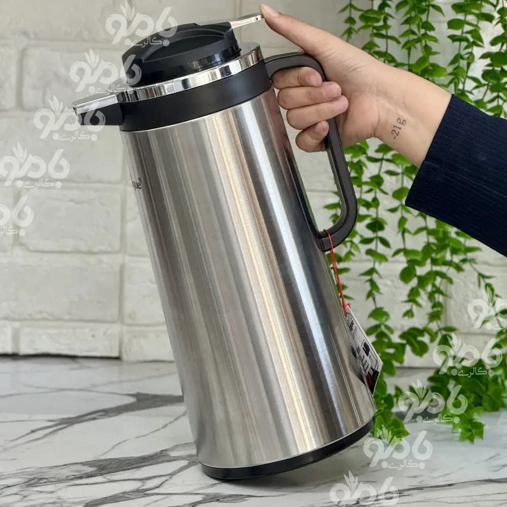 فلاسک یونیک 1.9 لیتر استیل شیشه 1808 — تصویر ۲