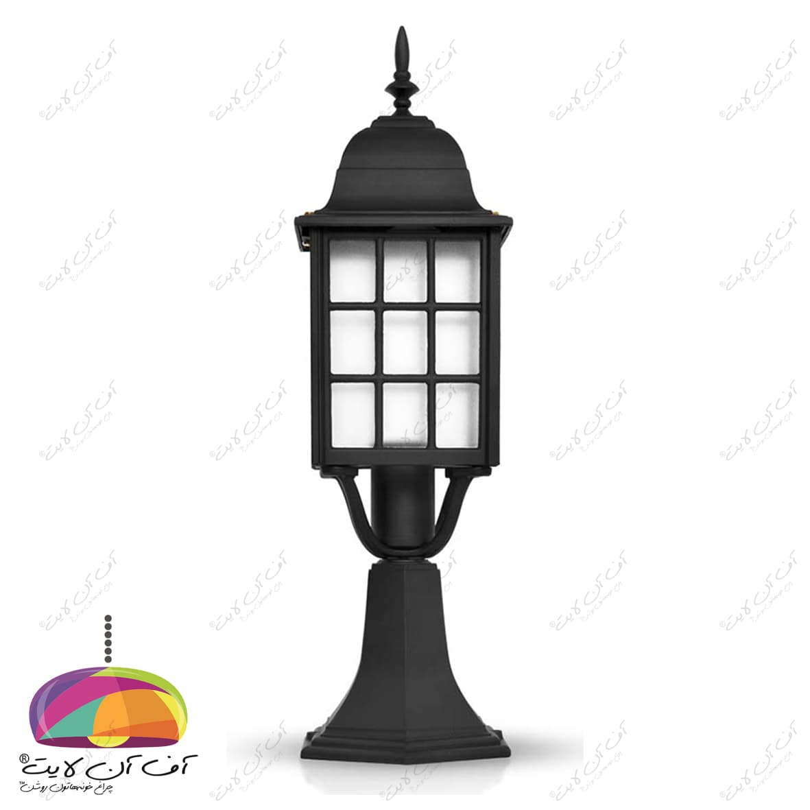 چراغ سردری حیاطی مدل مشبک شب تاب