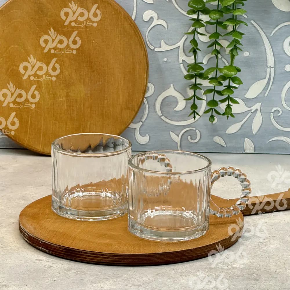 ماگ شیشه ای مروارید ملورین 2 عددی — تصویر ۲