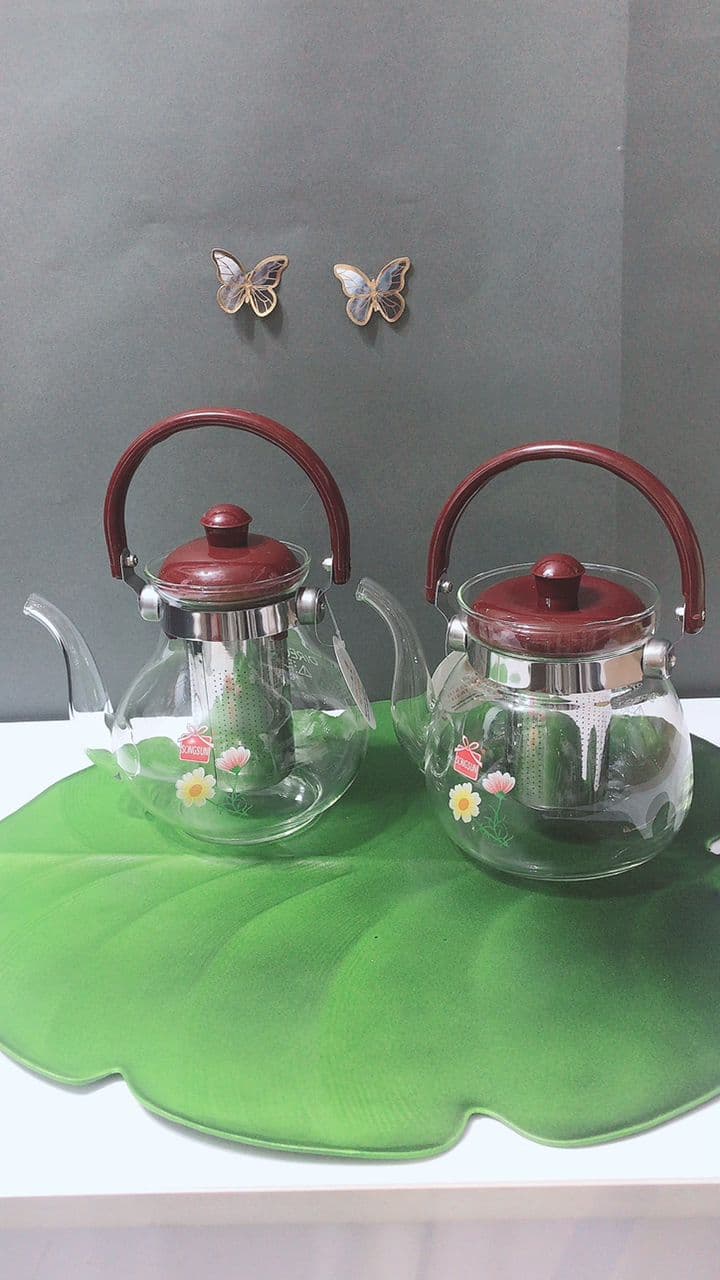قوری پیرکس گلدار ۱۱۰۰ میل — تصویر ۳