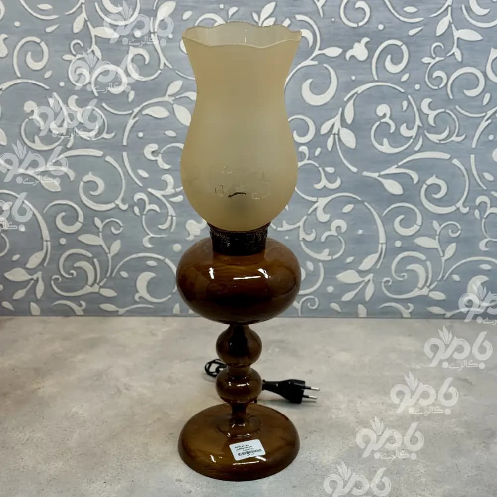 آباژور شمعدانی چوبی کد 024 — تصویر ۲