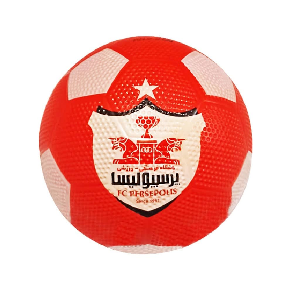 توپ فوتبال لاستیکی بتا طرح پرسپولیس کد TOP99