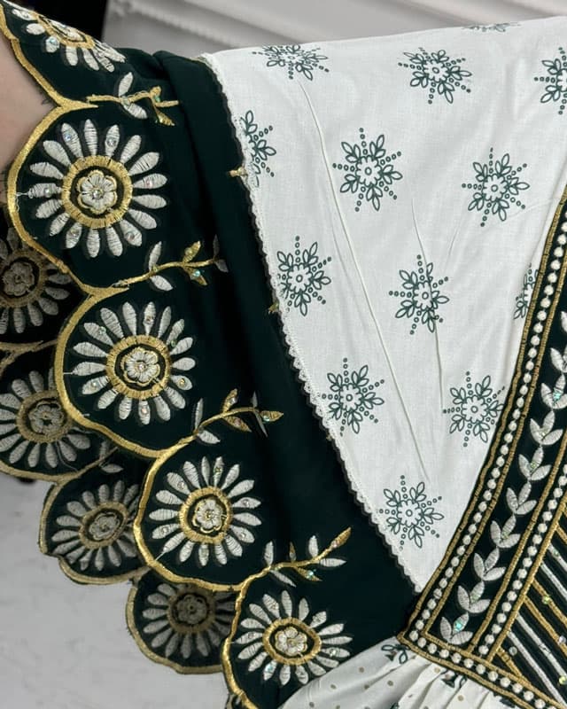 پیراهن ساحلی منجق دوزی هندی 6011 — تصویر ۵