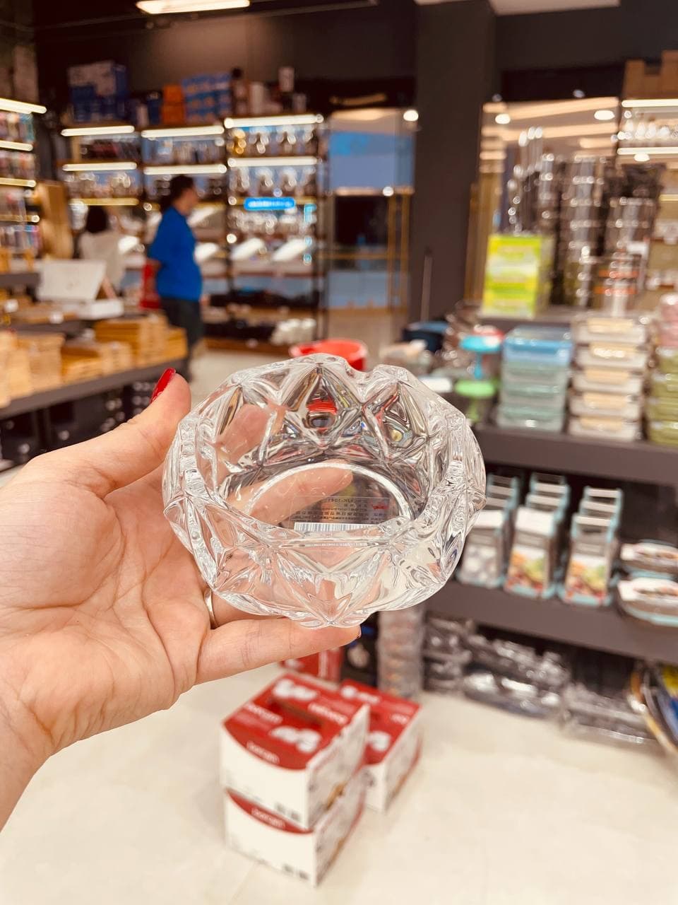 زیر سیگاری بلور وارداتی YJK1041 — تصویر ۶
