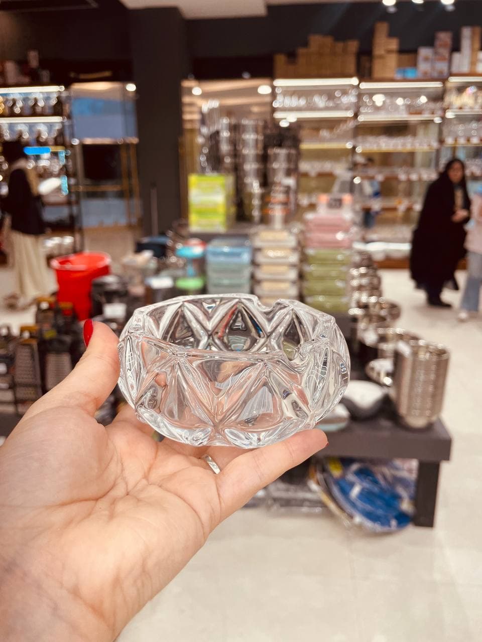 زیر سیگاری بلور وارداتی YJK1041 — تصویر ۳
