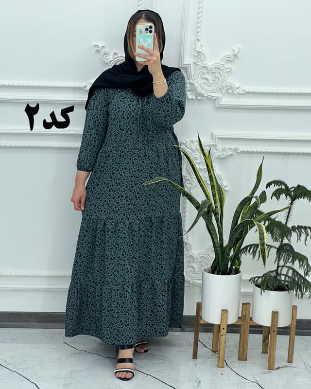 لباس ساحلی کرپ پفکی 4117 — تصویر ۳