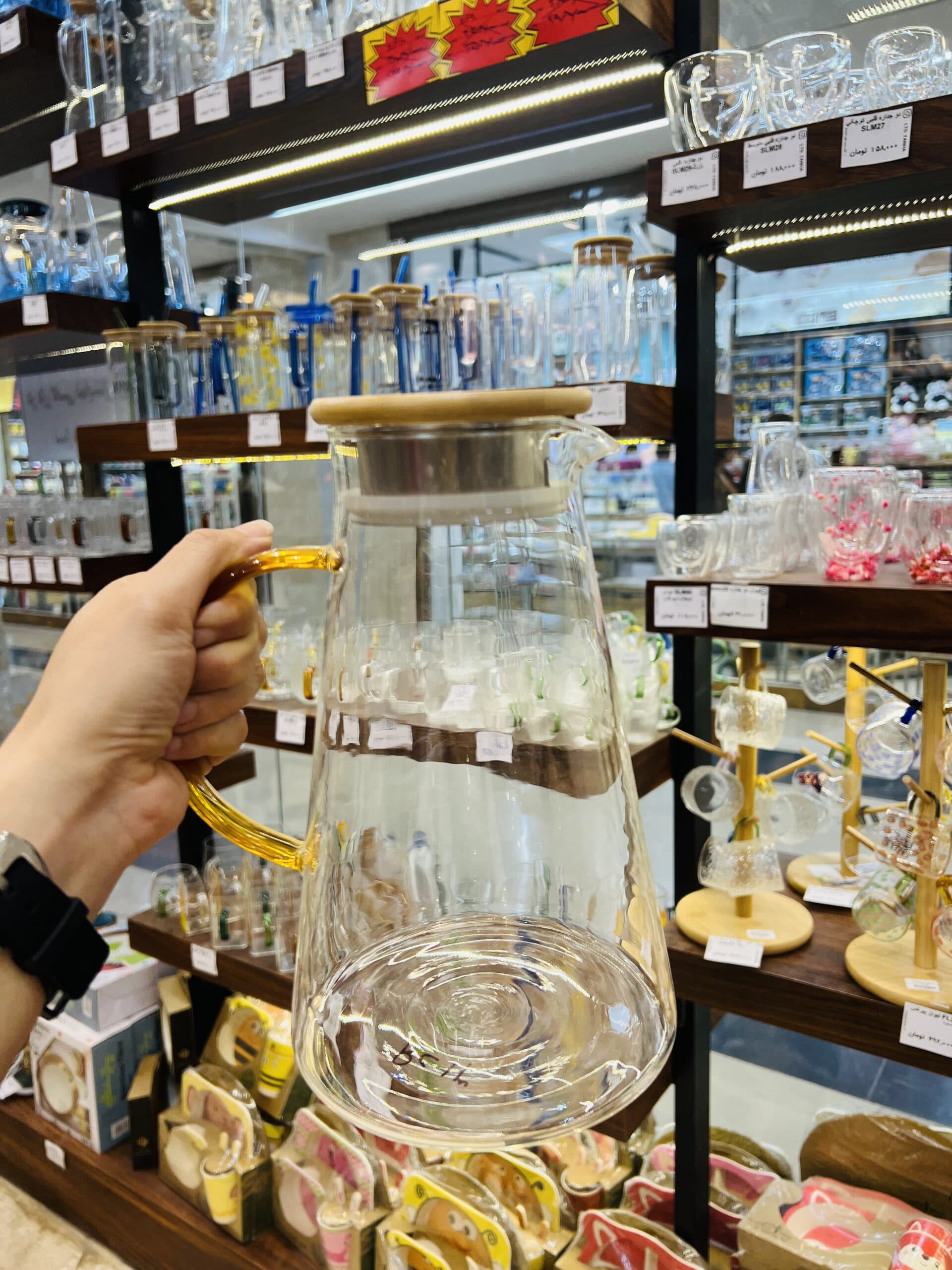 پارچ پیرکس آنتی شوک دسته ساده pc13 — تصویر ۳