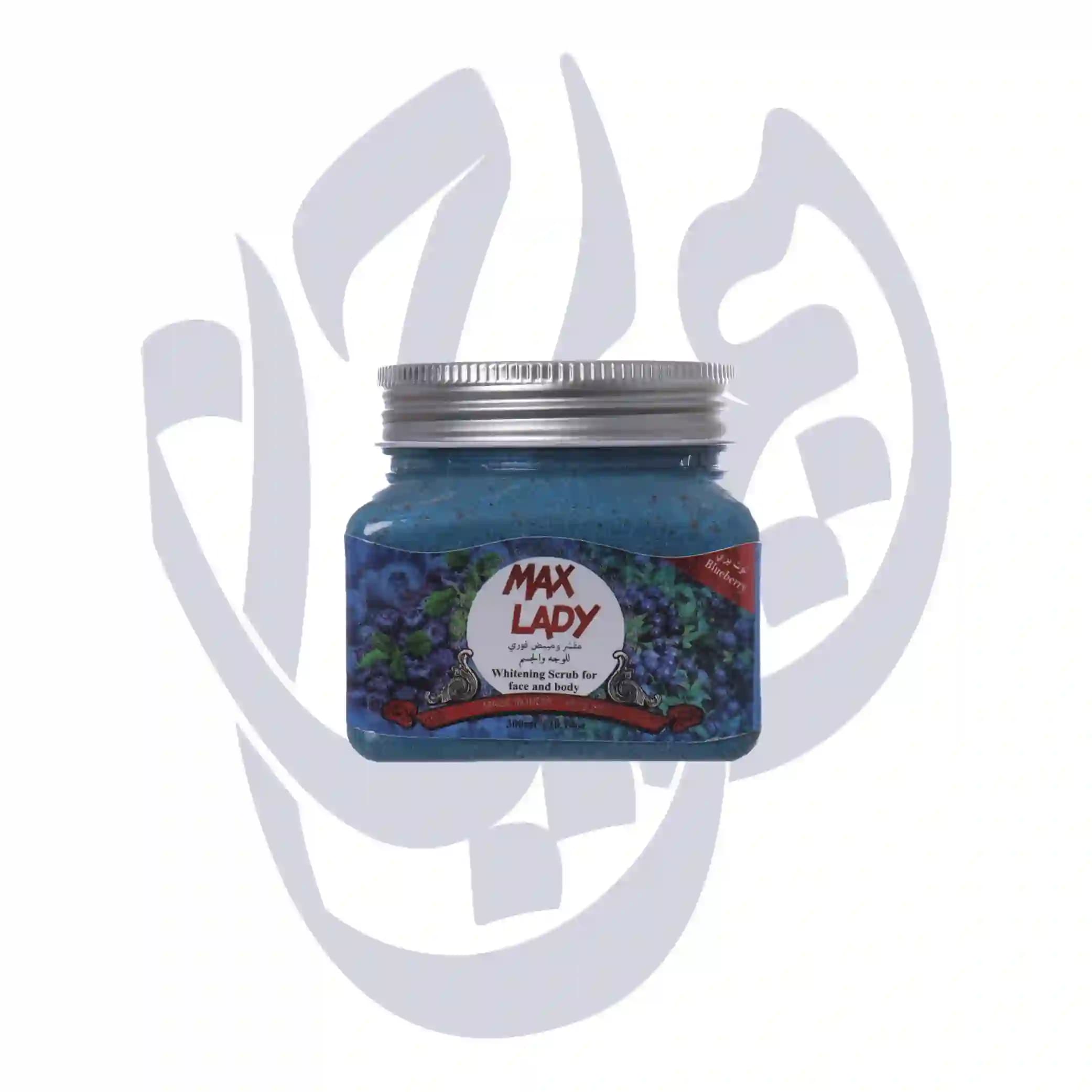 اسکراب شنی لایه بردار پوست مکس لیدی (Max lady) عصاره بلوبری 300ml