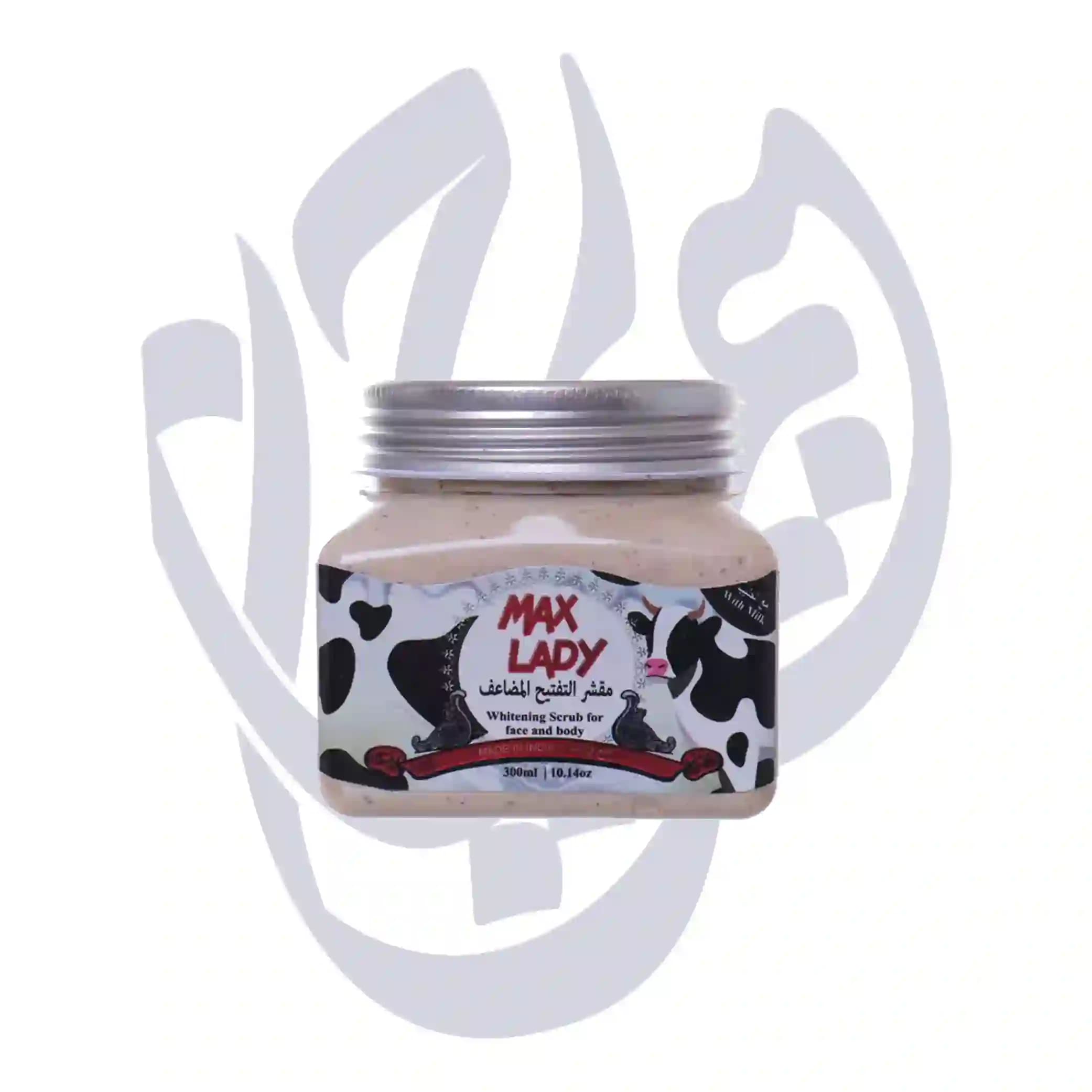 اسکراب شنی لایه بردار پوست مکس لیدی (Max lady) عصاره شیرگاو 300ml