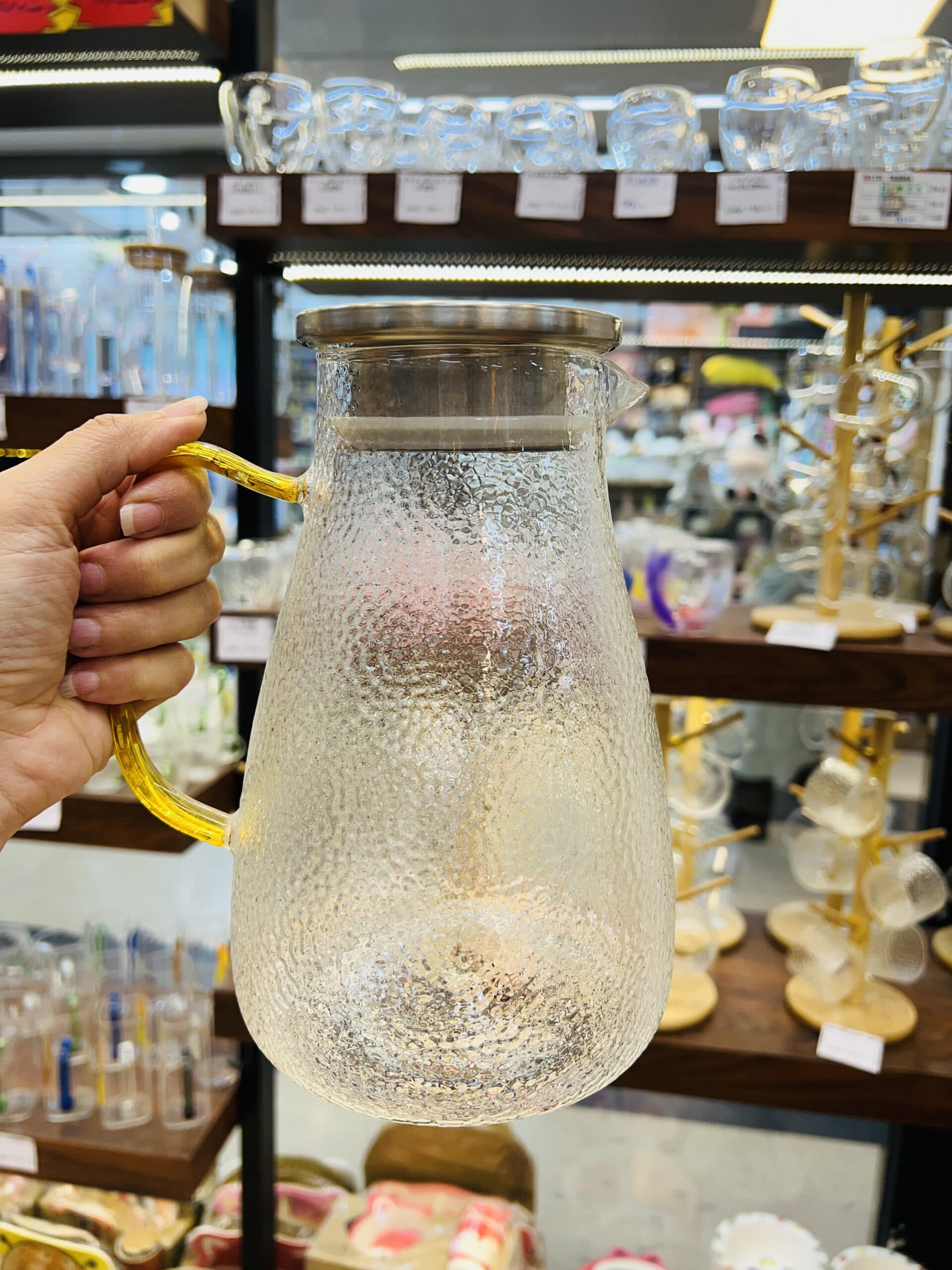 پارچ پیرکس در استیل آنتی شوک pc15