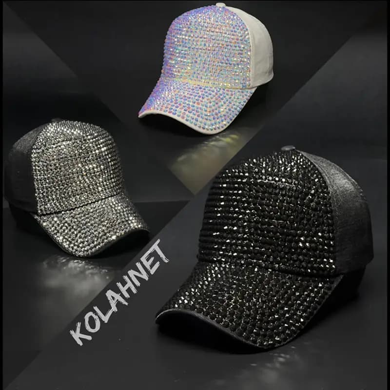 کلاه بیسبالی نگین دار کد 4828