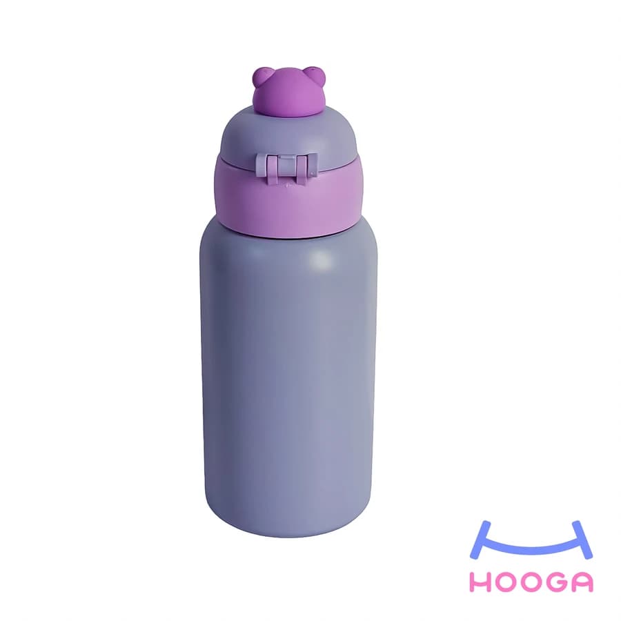 فلاسک کیف دار طرح خرس بنفش — تصویر ۴