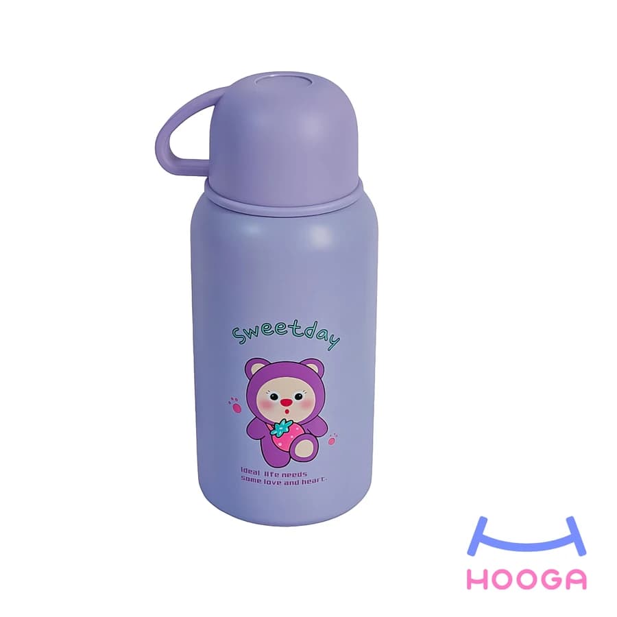 فلاسک کیف دار طرح خرس بنفش — تصویر ۶