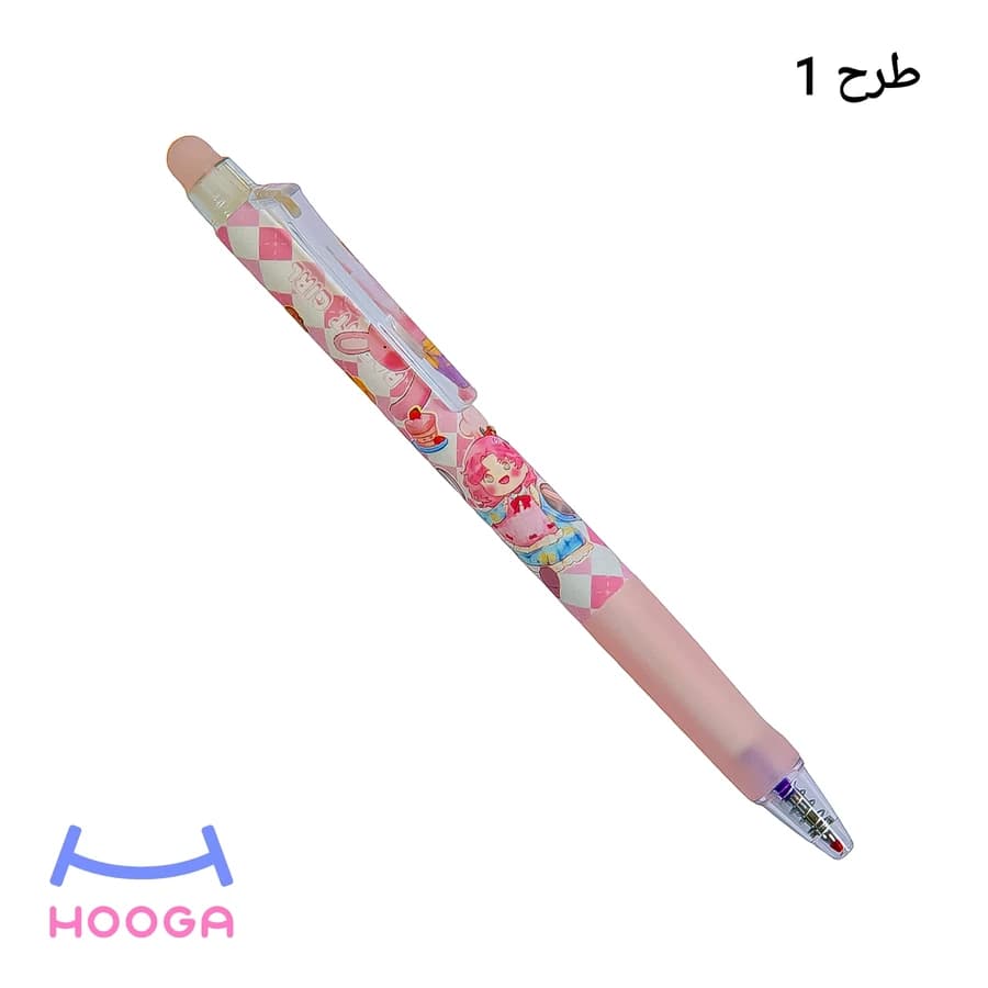 خودکار پاک کن دار طرح دختر شیرینی پز — تصویر ۴